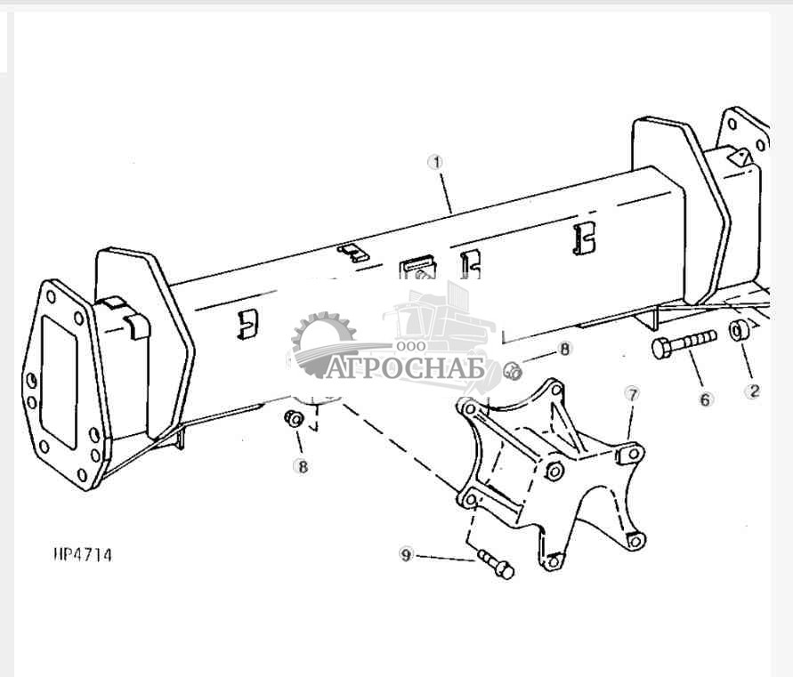 Front Axle (Sidehill) (Ring And Pinion Final Drive) 